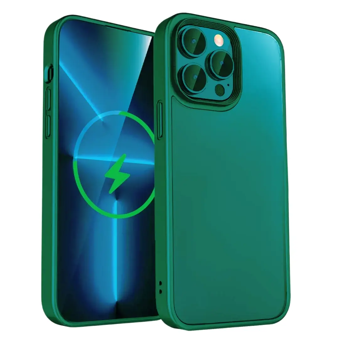 iPhone 13 Pro Max/iPhone 12 Pro Max Cam Smoke Twotone Case Dark Green